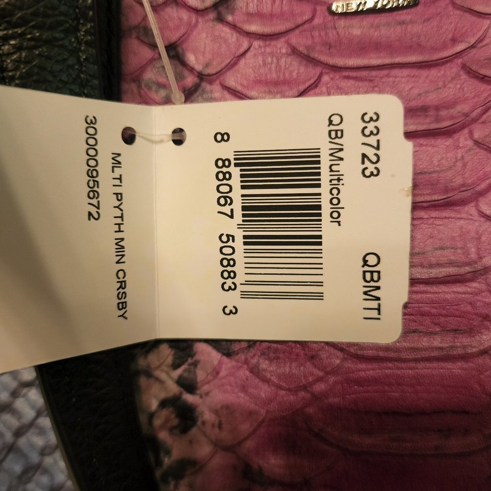 Coach Multicolor Snakeskin Women's Bag - Picture 10 of 15